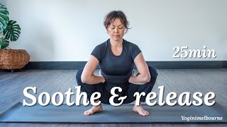 Bedtime yoga to soothe amp release  upper body amp lower back  25min [upl. by Tomlinson]