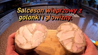 Odc 51 Pyszny swojski SALCESON z głowizną i golonką przepis od A do Z [upl. by Coats]