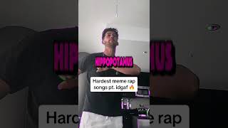 HARDEST MEME RAP SONGS 🔥🔥 shorts memes rap [upl. by Filipe]