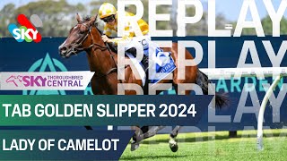 LADY OF CAMELOT WINS THE 2024 G1 TAB GOLDEN SLIPPER [upl. by Etnoid]