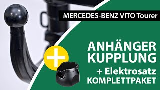 Anhängerkupplung abnehmbar MERCEDESBENZ VITO Tourer  Westfalia Komplettsatz  Montage [upl. by Martine]