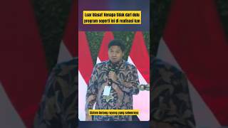 Programnya sudah bagus Semoga Tepat sasaran dalam prabowo [upl. by Nicki]