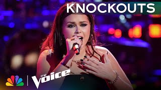 Olivia Minogues Haunting Version of Evanescences quotBring Me to Lifequot  The Voice Knockouts  NBC [upl. by Alikam]