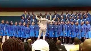 MOEDING COLLEGE CHOIR 2018 HOW LOVELY ARE THE MESSENGERS [upl. by Rodd]