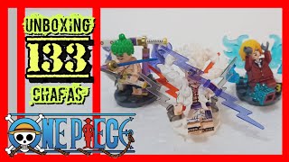 Unboxing 133 • El Trío Monstruoso de One Piece tipo Lego [upl. by Jill]