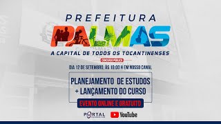 CONCURSO PREFEITURA PALMASTO PLANEJAMENTO DE ESTUDOS  LANÇAMENTO DO CURSO [upl. by Eigroeg]