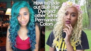 How to Fade out Blue Hair Dye and Other Semipermanent Colors OffbeatLook [upl. by Aztiraj6]