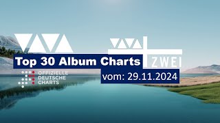 VIVA Top 30 Album ChartsOffizielle Deutsche Chartsvom 29112024 [upl. by Auhoj251]