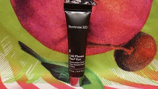 Perricone MD Cold Plasma Plus Eye Advanced Eye Cream Review [upl. by Lexa564]