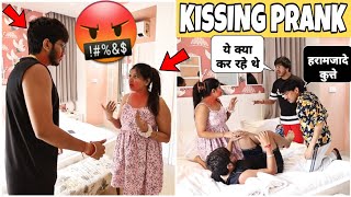 Kissing Prank On Parents 😱  Gone Wrong ❌  Prank In India  Skater Rahul Pranks [upl. by Wareing]