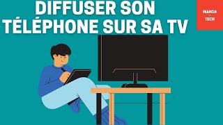 Comment diffuser une vidéo audio ou lécran de son téléphone vers son téléviseur [upl. by Ahsikcin]