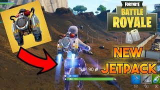 FORTNITE NEW JETPACK  FLYING HIGH WITH JETPACK  ZERO GRAVITY STONES [upl. by Hewes]