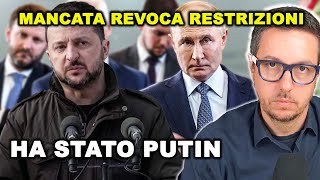 MANCATA REVOCA RESTRIZIONI MISSILI A ZELENSKY e referendum in Moldavia  colpa di PUTIN [upl. by Naerol911]