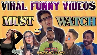 Barkat Uzmi Viral Funny Memes Videos Shorts Full Funny Must watch😅😂😂 funny viral comedyreligion [upl. by Kenny]