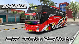 SHAREE LIVERY 27 TRANSWAY JETBUS5 HINO RM KP PROJECTS MAX [upl. by Peisch]