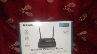 INFORMATIONAL video of DLink DSL2750U Wireless N 300 ADSL2 Router with Modem HINDI [upl. by Loutitia854]