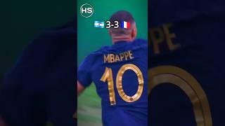 Argentina🇦🇷 vs France🇫🇷 the best World Cup final football khela skills massi mbappe shorts [upl. by Chien399]