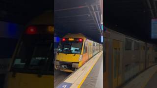 Sydney Trains ASet Waratah  Departing from Wynyard Stn T1 Line cityrail shorts sydney [upl. by Girardi]