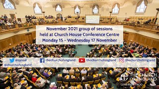 General Synod November 2021  Wednesday 17 November 2021 Afternoon [upl. by Player]