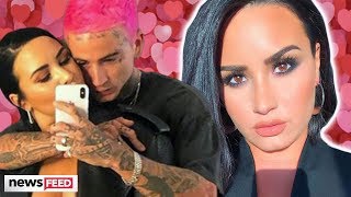 Demi Lovato DEBUTS New Boyfriend With PDA IG Picture [upl. by Ainekahs]