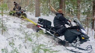 Ice Fishing In a Blizzard  Moosehead Lake [upl. by Judas]