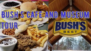 Bushs Family Cafe Review and Bushs Best Baked Beans Museum and Factory Chestnut Hill Tennessee [upl. by Aiza241]