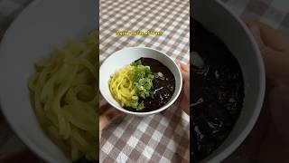 Korean jajangmyeon black bean sauce recipe in comments kdrama noodlerecipe [upl. by Marv]