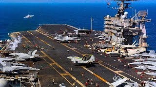 Life Inside Massive USS Nimitz Class Aircraft Carrier At Sea  Full Documentary [upl. by Nami438]