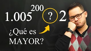 ¿Puedes COMPARAR 1005200 y 2 sin usar la CALCULADORA  Olimpiada de MATEMÁTICAS [upl. by Rubliw]