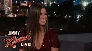 Sandra Bullock Teaches Jimmy Kimmel German [upl. by Aken]