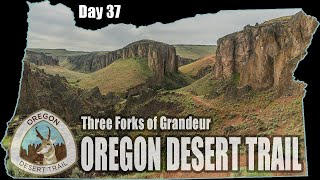 ODT Day 37 Owyhee Canyonlands IV  Three Forks of Grandeur Oregon Desert Trail Thru Hike 2022 [upl. by Aznerol]