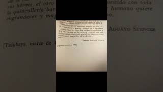 Prólogo de Rafael Aguayo Spencer datado en Tacubaya 1982 Por cortesía de Fritz Pergamino [upl. by Olinad]