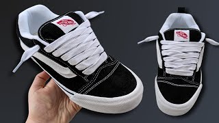 How to Lace Knu Skool Vans Perfectly [upl. by Sinnelg]