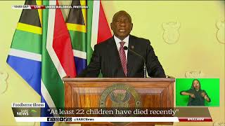 Food Poisoning  President Cyril Ramaphosa lists interventions to combat crisis [upl. by Airekal]