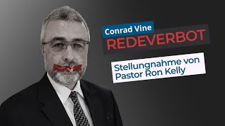 Stellungnahme zum Redeverbot von Dr Conrad Vine  Ron Kelly [upl. by Glinys]