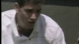 Wimbledon 1995 1R Sampras vs Braasch [upl. by Aracaj612]