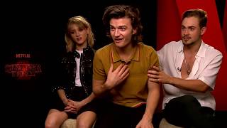 Millie Bobby Brown and Stranger Things cast  80s Trivia  QampA  Facebook Live [upl. by Eibbob]