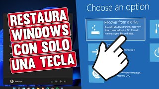 Como crear una Copia de Restauración de Fabrica en Windows [upl. by Tichon]