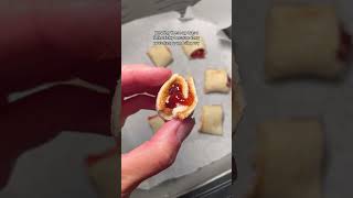 making peanut butter and jelly bites easysnacks morganchomps [upl. by Kraska]