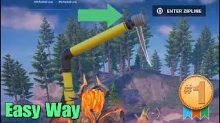 Easily Use Ascenders or Zip Lines in Different Matches  Fortnite Week 8 Weekly Quest [upl. by Otecina]