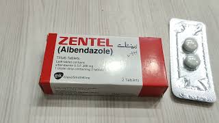 Zentel Tablet  Albendazole gsk [upl. by Atsylak856]