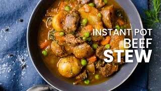 Instant Pot Beef Stew Quick and Easy Dinner [upl. by Nyla]