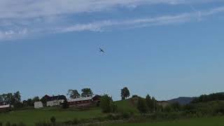 ESM Bf 110 flying at Westwings Lier [upl. by Ehsiom]