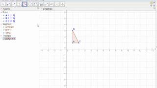 GeoGebra Tutorial Dilations enlargments and reductions [upl. by Nilyarg78]