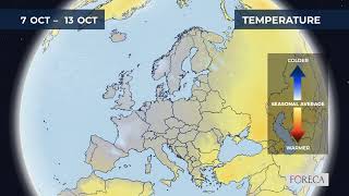 Monthly temperature forecast for Europe 2092024 [upl. by Samaria]