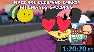 NPCS are becoming smart All Endings Speedrun 1202081 [upl. by Bronk104]