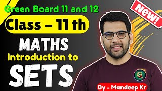 Class  11 Maths Introduction to Sets chapter 1 CBSE NCERT  What are sets GREENBoard [upl. by Niai688]