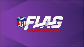 NFL FLAG Football Championships LIVE Day 2  Field 1 🏈 [upl. by Ralyks]