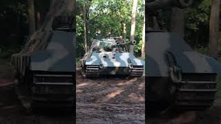 WW2 German King Tiger Tank in the Woods Overloon Netherlands ww2 tank panzer [upl. by Pastelki326]