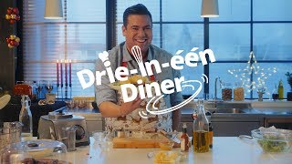 Voor hoofd én na uit de keukenmachine  Drieinéén Diner 4  bolcom [upl. by Eniamat117]